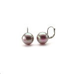 Boucles dormeuses perles Rose Rubis