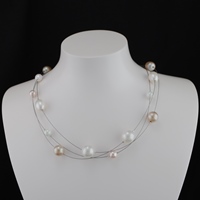 Collier Original en Nuance de Perles Nature